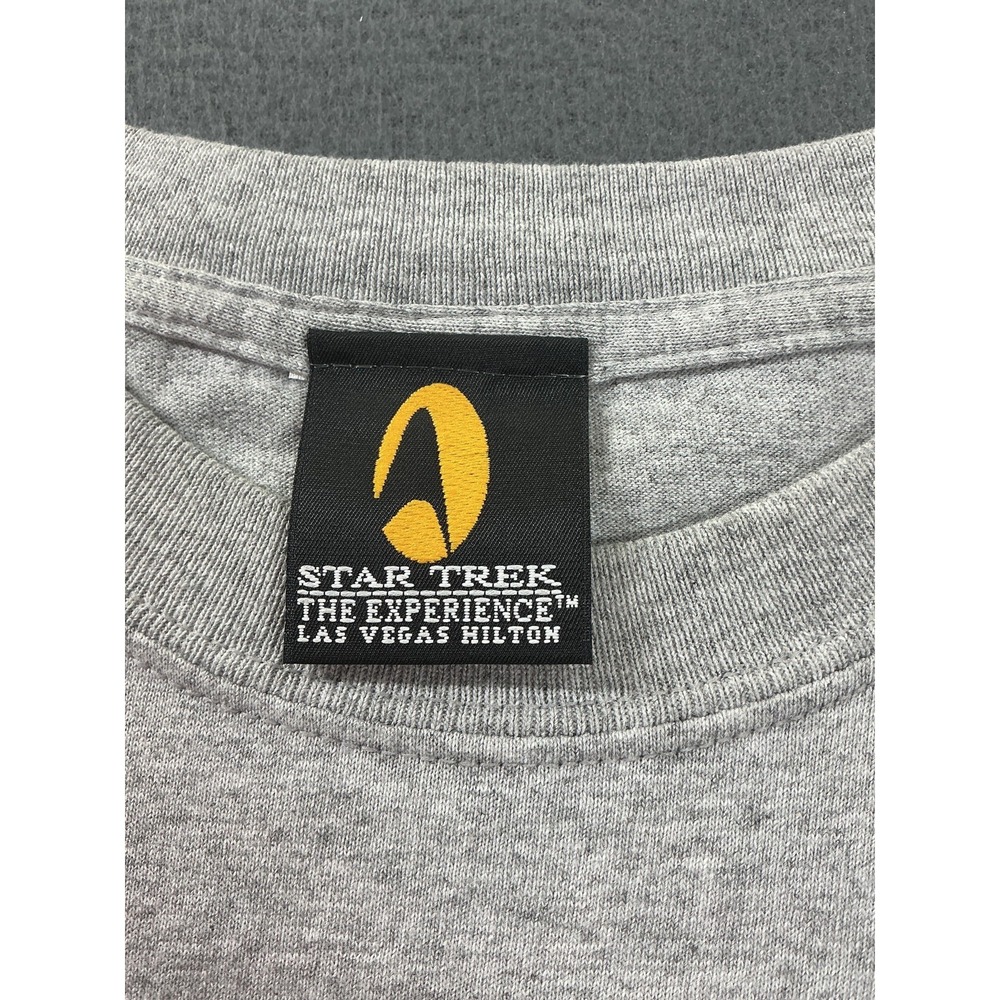 Star Trek The Experience Shirt Mens XL Gray Las Vegas Hilton Graphic Tee Sci-Fi - Picture 2 of 8